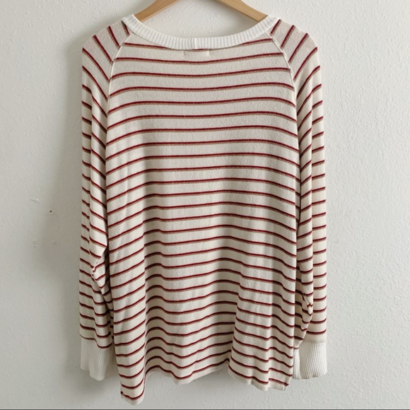 LNA Jamie Stripe Knit Raglan Sleeve Pullover - Picture 7 of 11